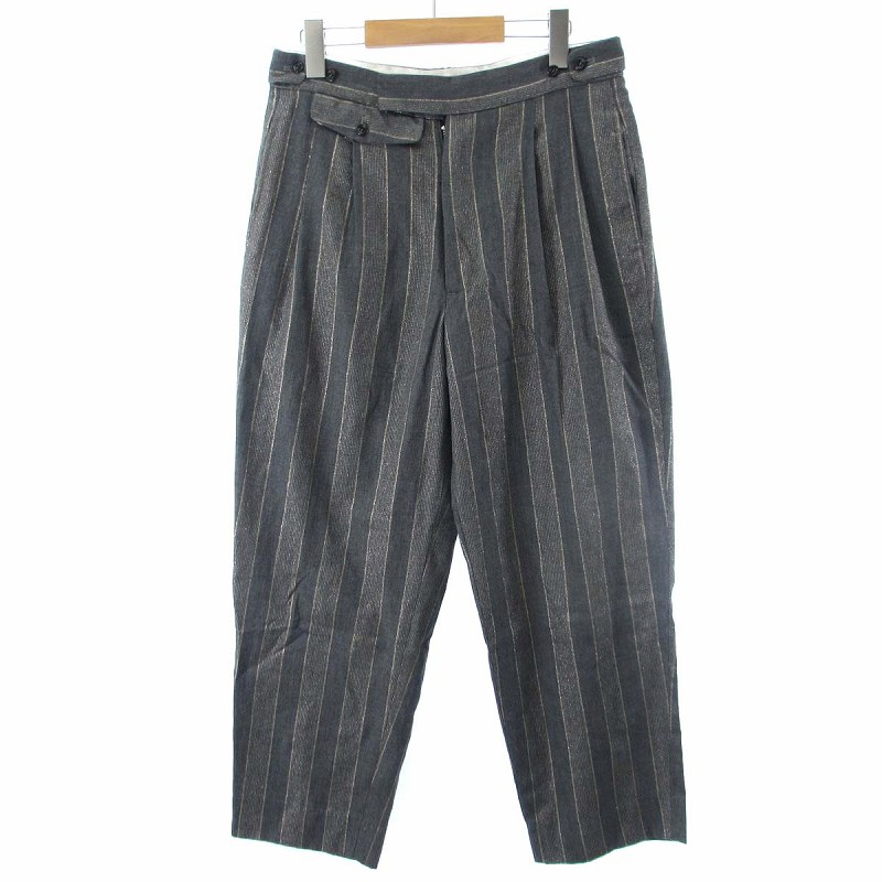 ピール&リフト PEEL & LIFT Glitter Stripe Peg Trousers