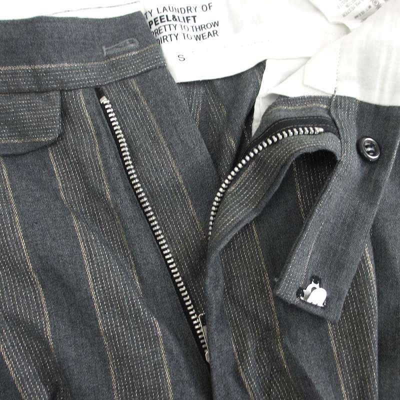 ピール&リフト PEEL & LIFT Glitter Stripe Peg Trousers グリッター 