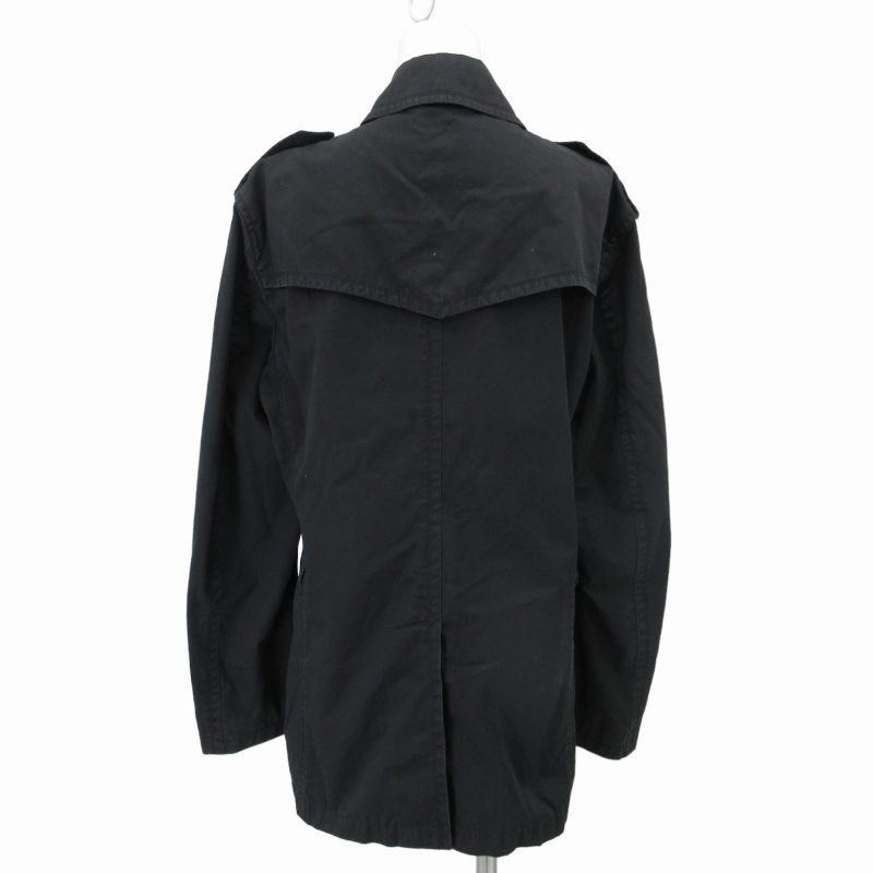 バーバリー チェック裏地 トレンチコート ブラック BURBERRY BLUE LABEL 極美品△BURBERRY バーバリーブルー