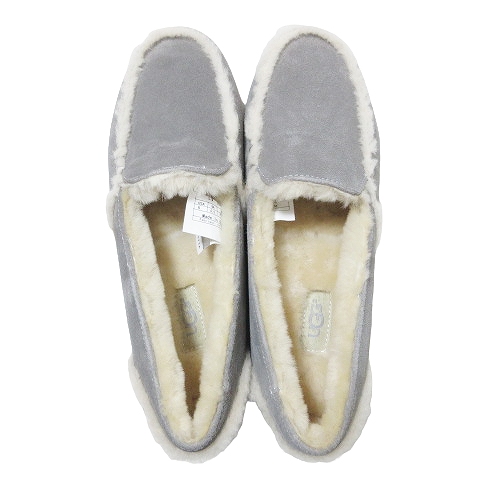 未使用品 アグ UGG 1020029 ヘイリー モカシン スリッポン スエード 