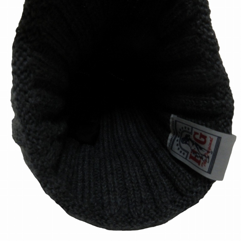 HYSTERIC GLAMOUR 黒 ニットビーニー ヒステリックグラマー HYSTERIC