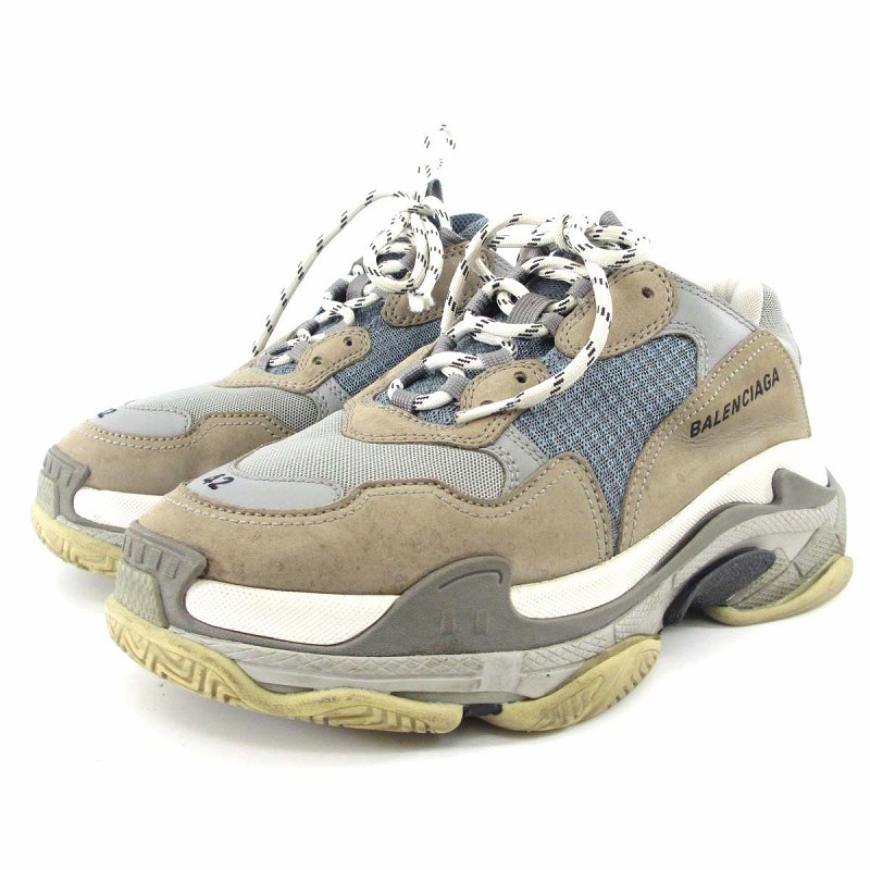バレンシアガ TRIPLE S TRAINERS トリプルエスレースアップスニーカー  