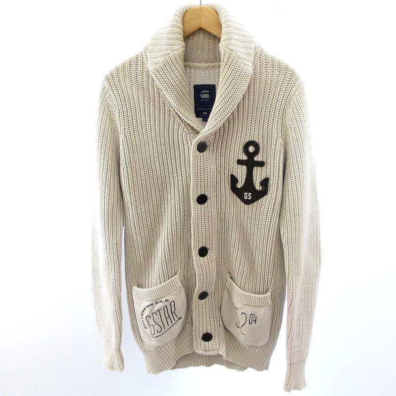 ジースターロウ G-Star RAW カウチンニット ショールカラー セーター 
