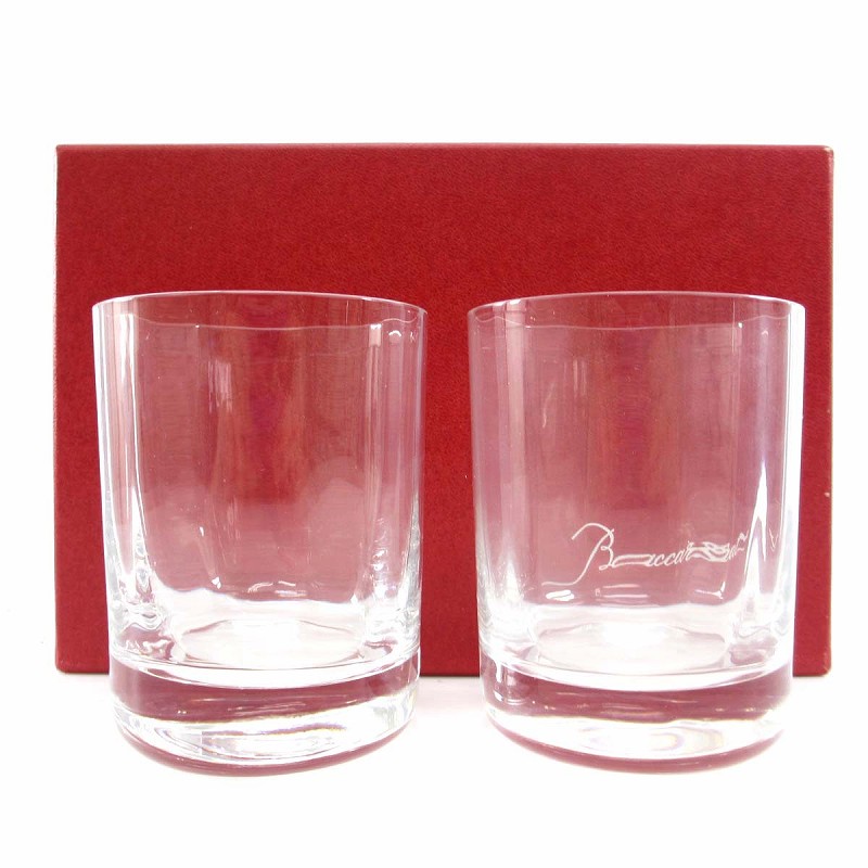 未使用品 バカラ Baccarat カプリ ロックグラス ペア 2客セット 