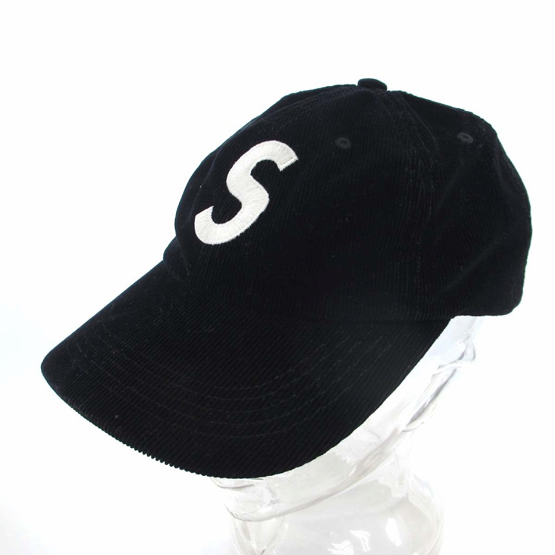 Supreme シュプリーム コーデュロイキャップ 黒 supreme コーデュロイ