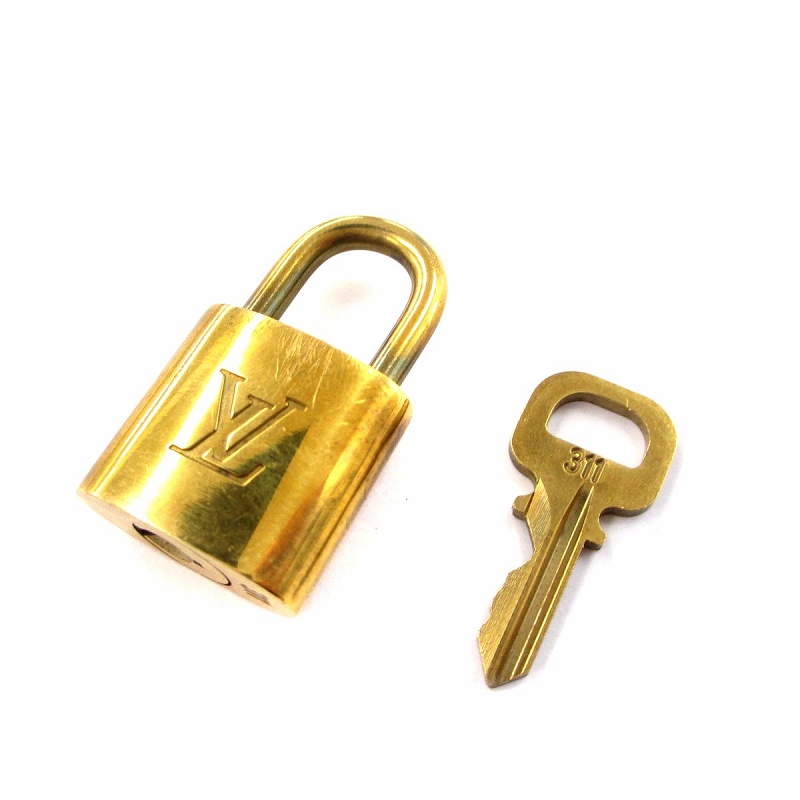 【値引不可】未使用 310 美品 カデナ パドロック 鍵 ゴールド ルイヴィトン LOUIS VUITTON パドロック カデナ 南京錠 鍵 キー
