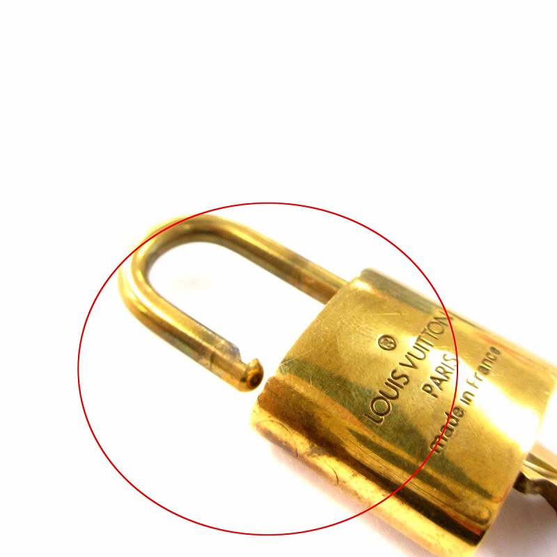 ルイヴィトン LOUIS VUITTON パドロック カデナ 南京錠 鍵 キー NO.311