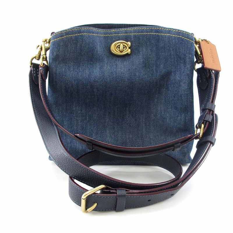 コーチ COACH CA837 ウィロウ バケットバッグ 2way ショルダー ハンド 
