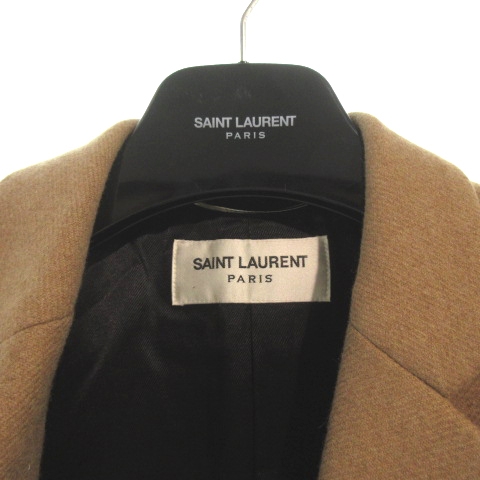 サンローラン パリ SAINT LAURENT PARIS 19年製 チェスターコート 比翼 