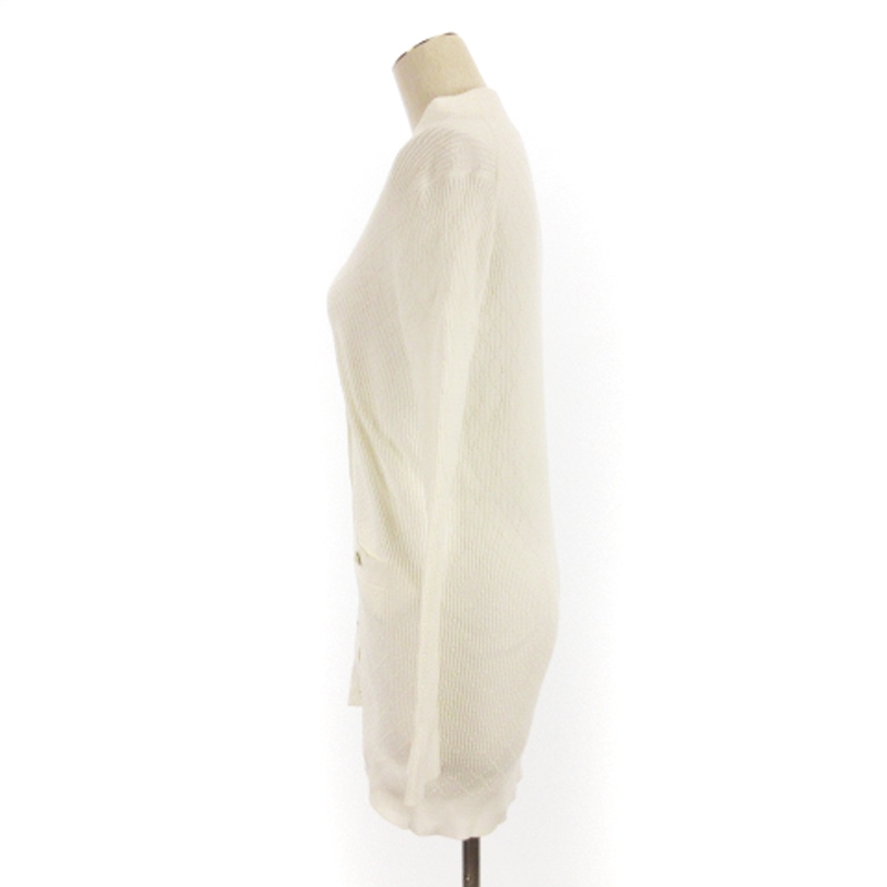 シャネル CHANEL AW005 ニット カーディガン 長袖 ココマークボタン V  