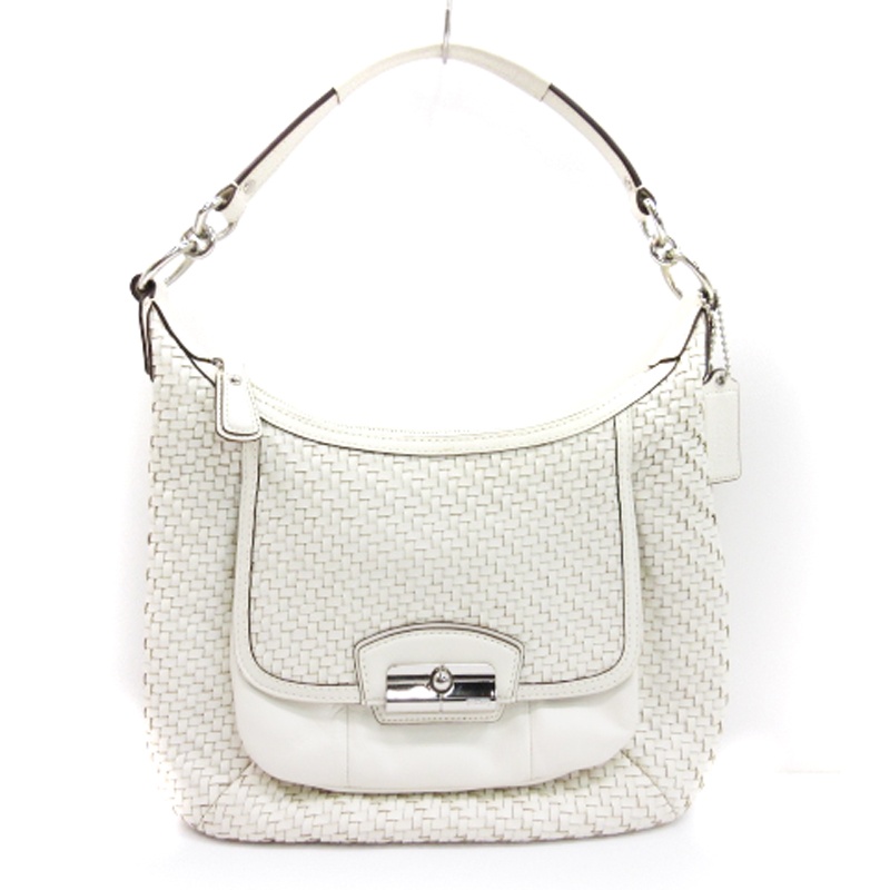 クリスティンウーブンレザーホーボー/質屋 さのや ブランド 通販サイト COACH コーチ 2wayショルダーバッグ クリスティンウーブンレザー
