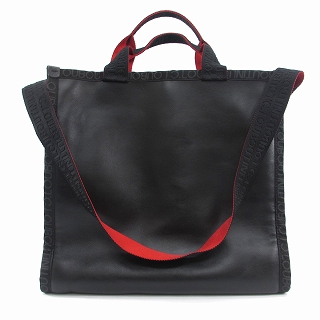クリスチャンルブタン　トートバッグ　2WAY　ルビクリック　CL柄　シボ革 Christian Louboutin】クリスチャンルブタン『ルビクリック 2WAY