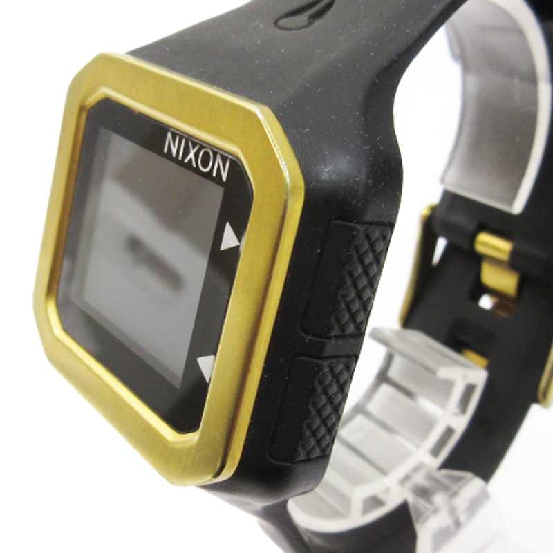 最終値下げNIXON 腕時計　THE SUPERTIDE ブラック　ラバー 2025年最新】ニクソン 腕時計 SUPERTIDEの人気アイテム - メルカリ