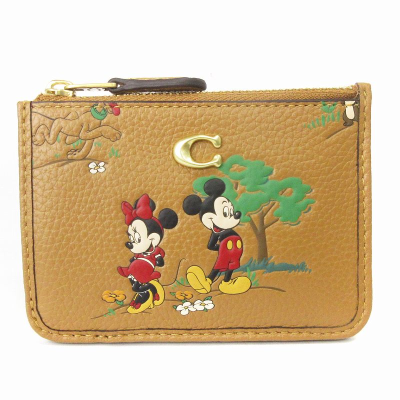 コーチ COACH ディズニー DISNEY ミニ スキニー IDケース コイン