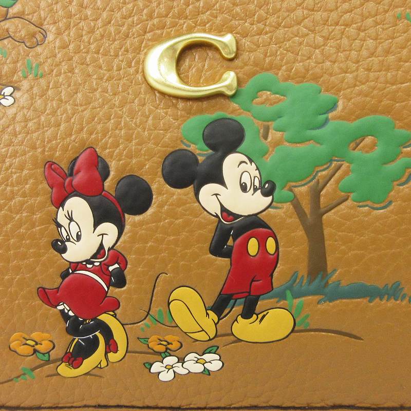 コーチ COACH ディズニー DISNEY ミニ スキニー IDケース コイン