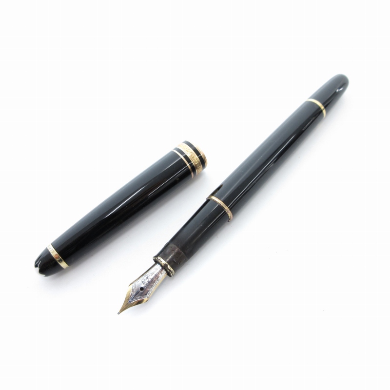 MONT BLANC ブラック 万年筆 インク付き