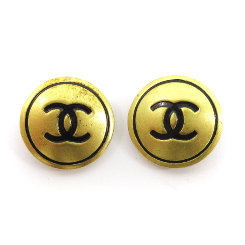 CHANEL ヴィンテージ　イヤリング CHANEL(シャネル) 70's coco mark rhinestone earrings ココマーク