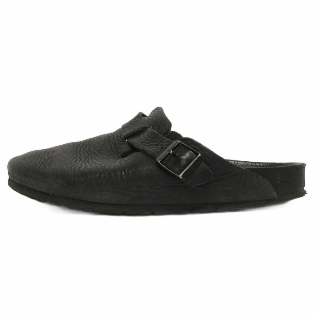 BIRKENSTOCK ブラック サボサンダル 43 Theda ナチュラルレザー