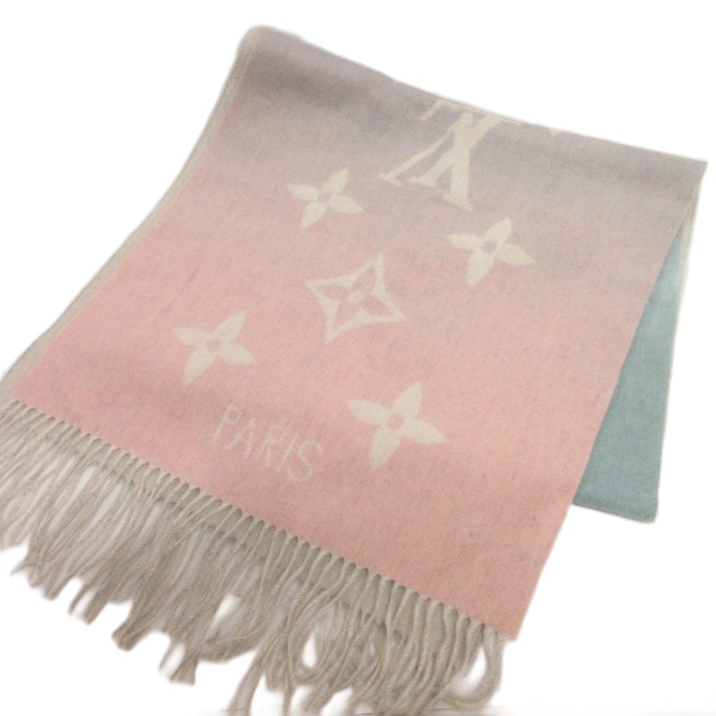 Louis Vuitton マフラー レイキャビック グラディエント ピンク ルイヴィトン LOUIS VUITTON エシャルプ レイキャビック