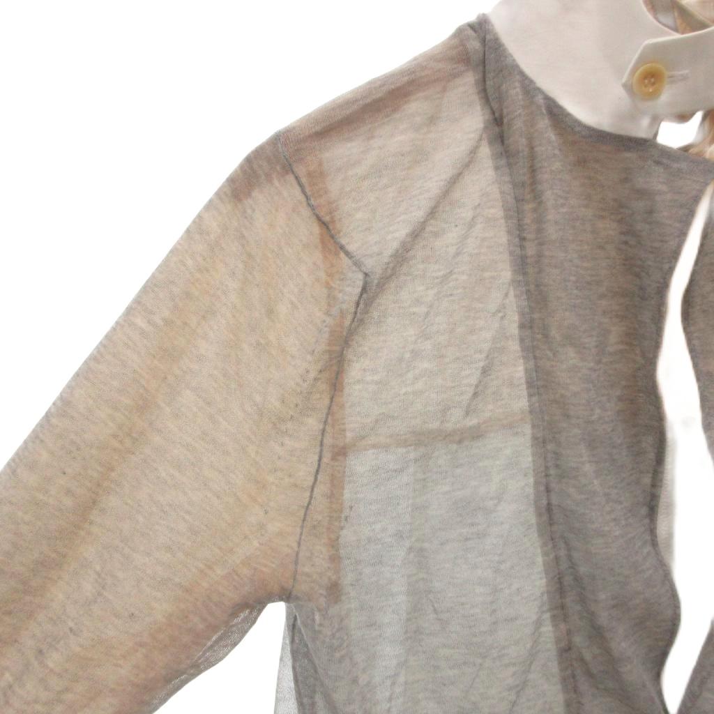 【中古】サカイ sacai ドッキングジャケット カーディガン ブルゾン スタンドカラー 1 グレー /FF ■ECT レディース サカイ sacai ドッキングジャケット カーディガン ブルゾン スタンド