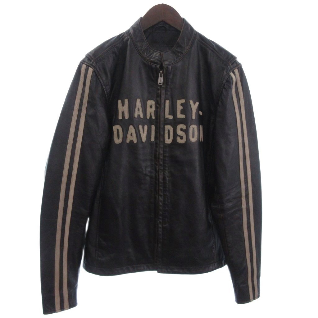 ハーレーダビッドソン HARLEY DAVIDSON シングル ライダースジャケット  