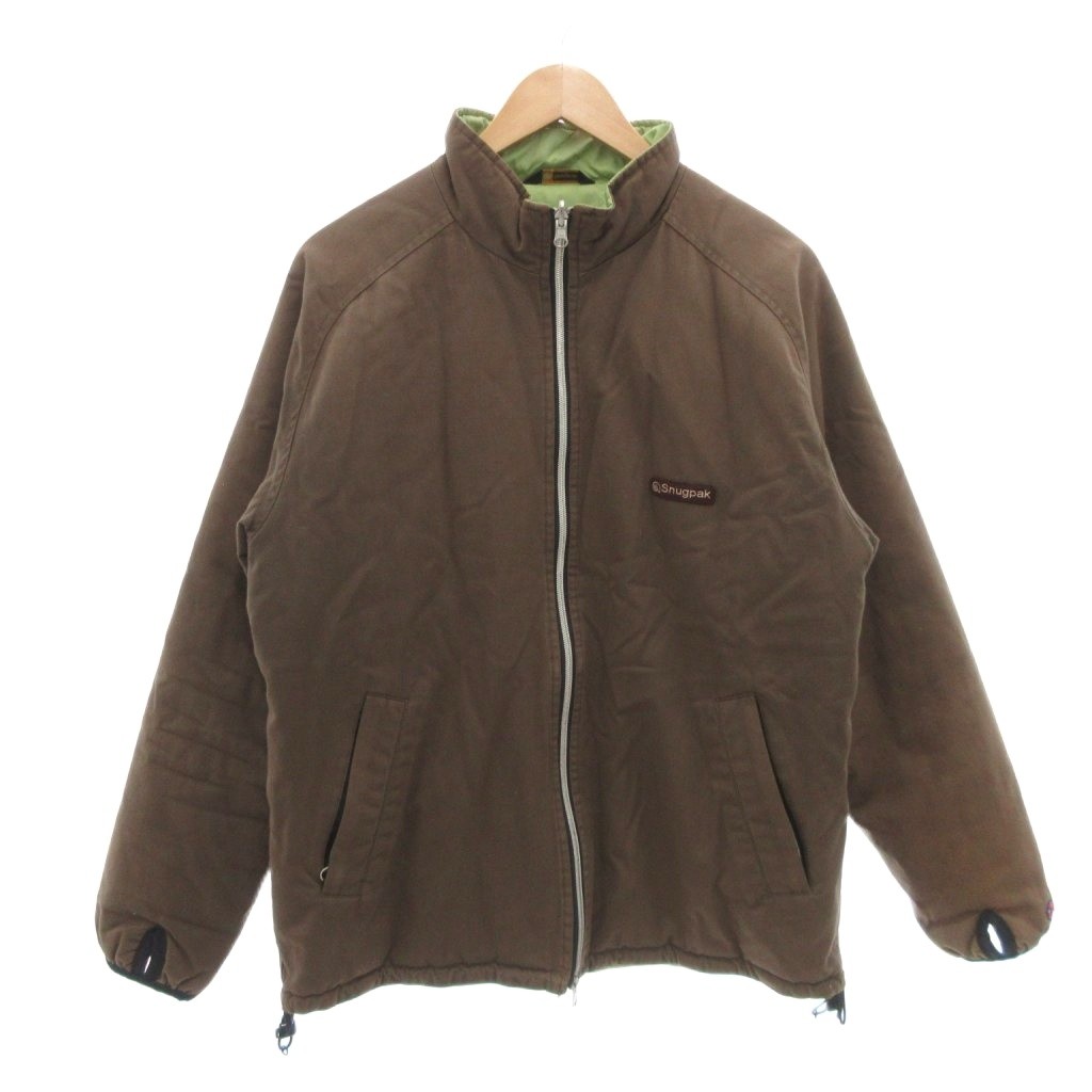 スナグパック Snug pak リバーシブルジャケット パフジャケット 中綿 L 