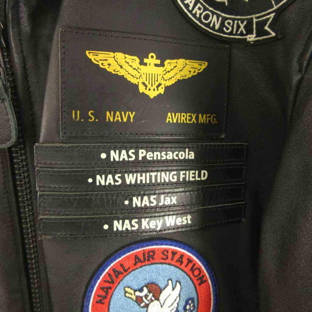 アヴィレックス AVIREX 783-4150003 フライトジャケット シープスキン レザー ワッペン 黒 M メンズ