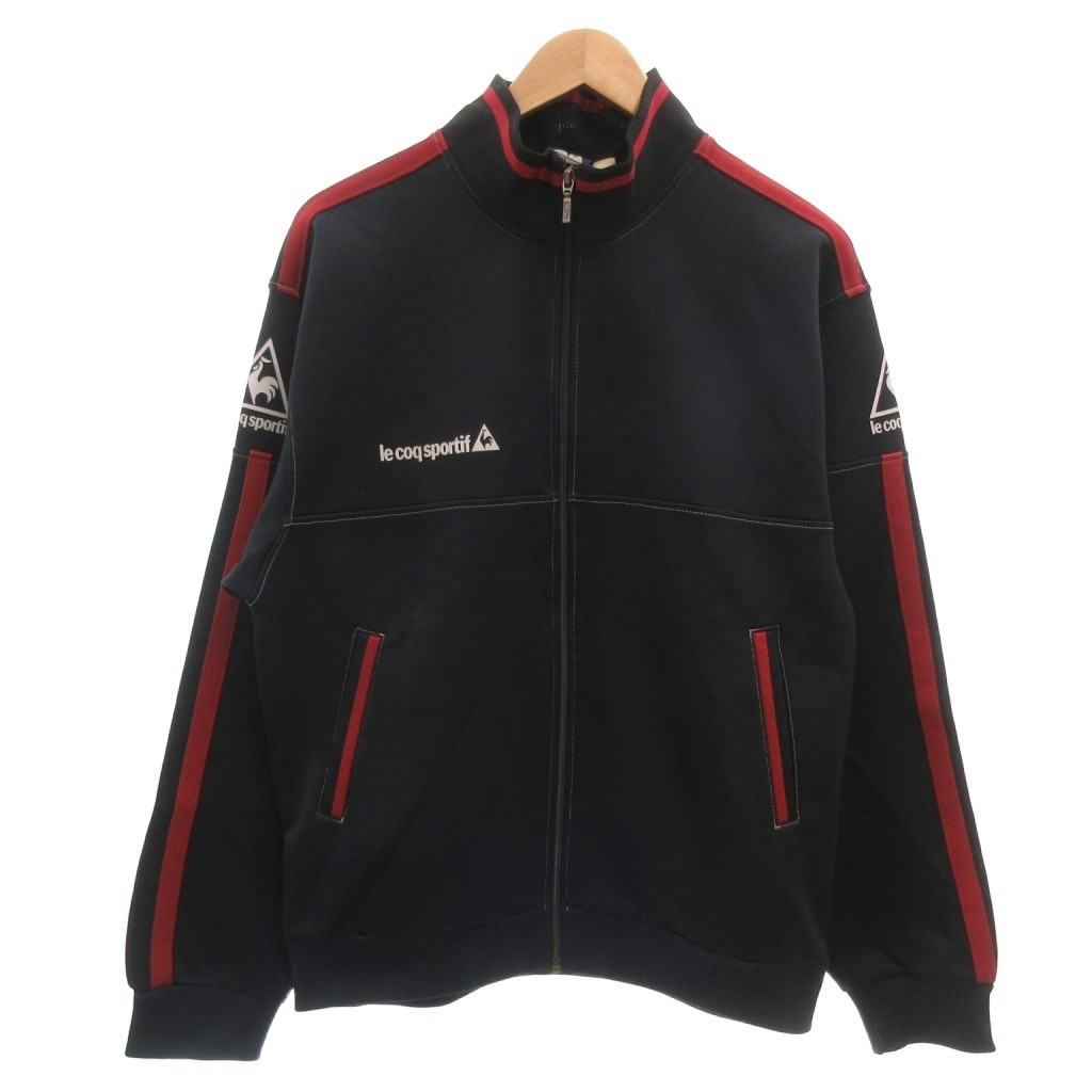 ルコックスポルティフ le coq sportif トラックジャケット O 黒 