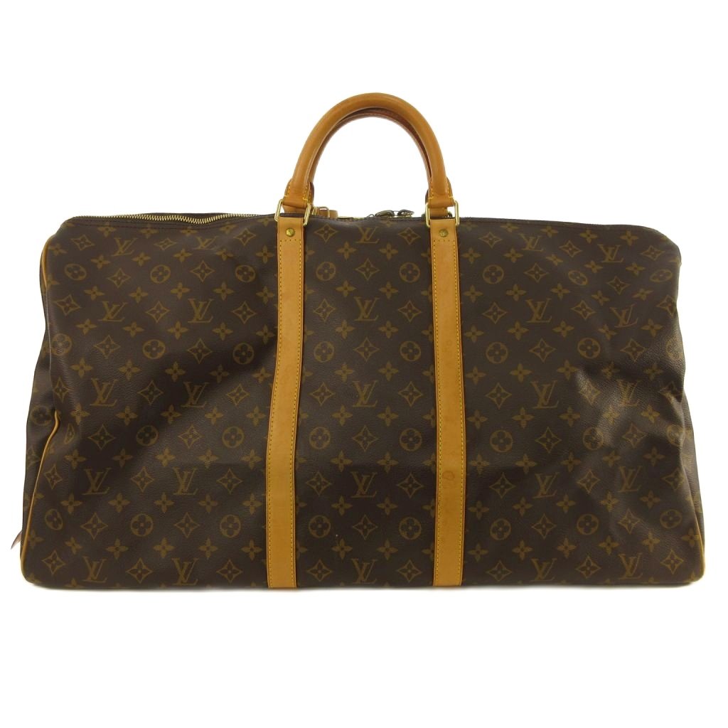 ルイヴィトン LOUIS VUITTON キーポル バンドリエール 60 モノグラム ボストンバッグ ショルダー M41422 ブラウン 