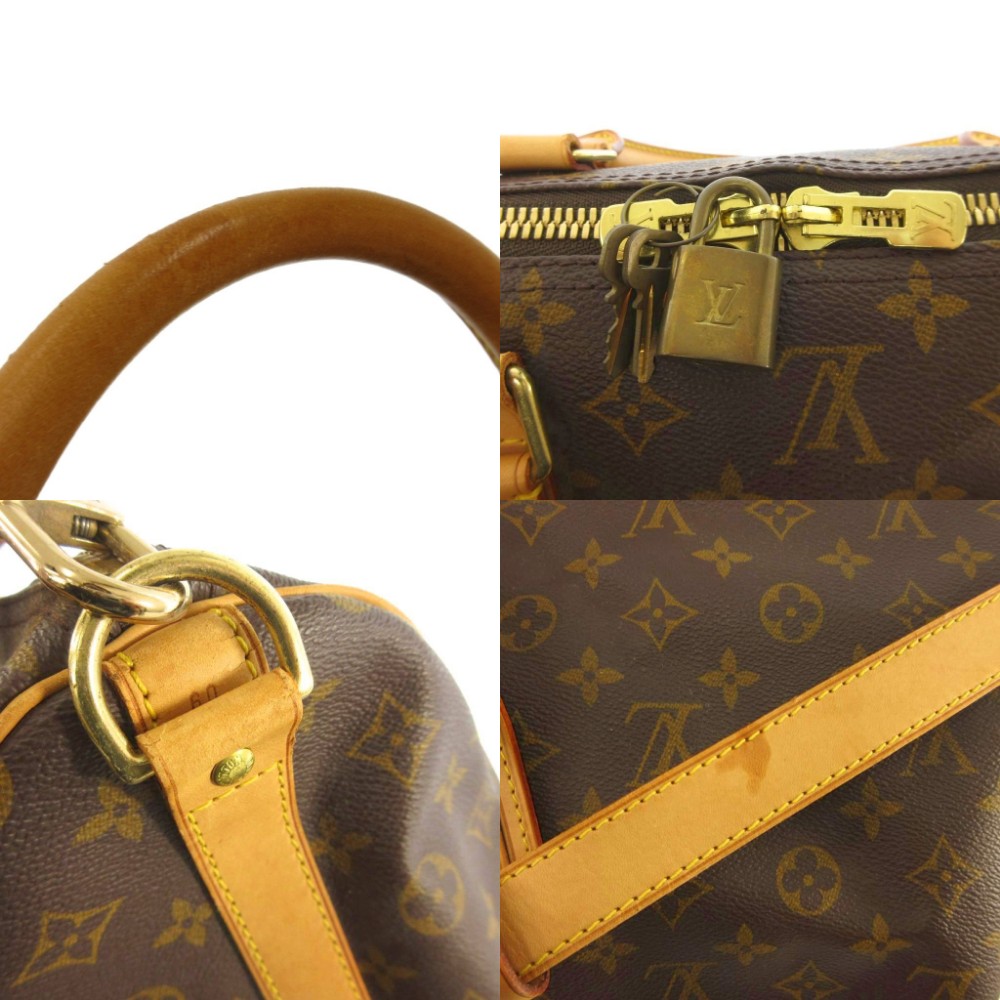 ルイヴィトン LOUIS VUITTON キーポル バンドリエール 60 モノグラム ボストンバッグ ショルダー M41422 ブラウン 