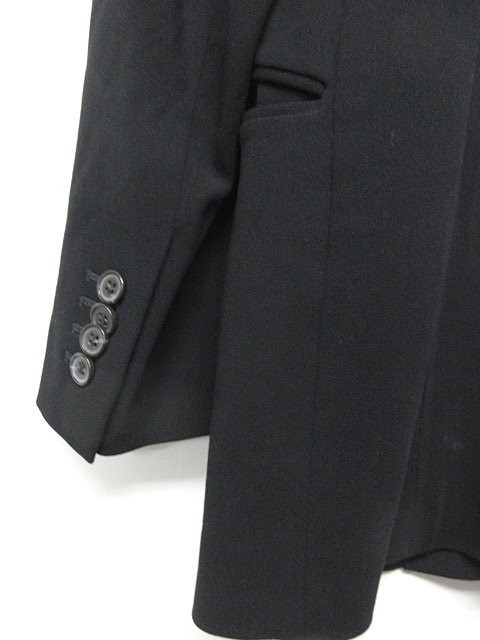 【Ran様】極美品 ISAIA ウール テーラードジャケット 46 ラペルピン付 イザイア ISAIA テーラードジャケット ブレザー ウール 黒 38