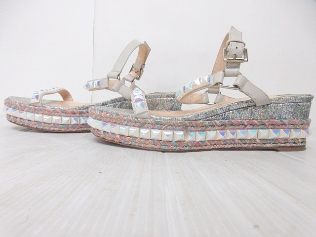 クリスチャンルブタン Christian louboutin カタクロウ 厚底 サンダル  
