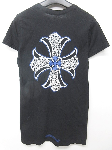 クロムハーツ CHROME HEARTS Tシャツ カットソー 半袖 Vネック バック 