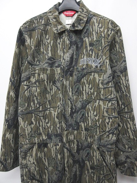 シュプリーム SUPREME 18AW Mossy Oak コラボ Coveralls Camo つなぎ 