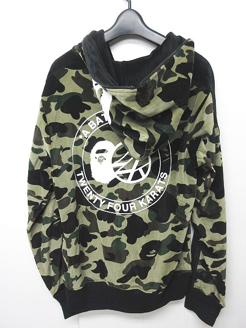 未使用品 アベイシングエイプ A BATHING APE BAPE 24KARATS コラボ 1ST 