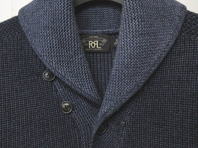 ダブルアールエル RRL 国内正規 ラルフローレン ショールカラー