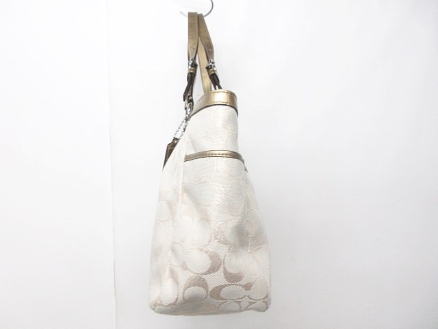 コーチ COACH トートバッグ シグネチャー キャンバス ロゴプレート 