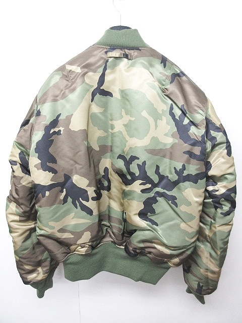 24カラッツ 24karats 18AW Alpha x 24karats Bomber MA-1 ボンバージャケット リバーシブル ブルゾン コート カモフラ ブラック S 24954557 未使用品 トゥエンティフォーカラッツ 24カラッツ 24karats 18AW Alpha