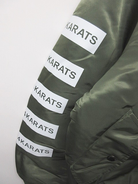 24カラッツ 24karats 18AW Alpha x 24karats Bomber MA-1 ボンバージャケット リバーシブル ブルゾン コート カモフラ ブラック S 24954557 未使用品 トゥエンティフォーカラッツ 24カラッツ 24karats 18AW Alpha