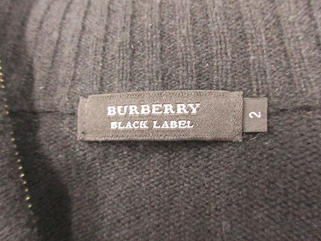 バーバリーブラックレーベル フード ブルゾン キルティング ウール ジャケット バーバリーブラックレーベル BURBERRY BLACK LABEL キルティング