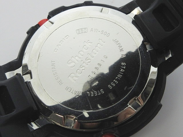 カシオジーショック CASIO G-SHOCK AW-500-1E アナデジ コンビモデル 