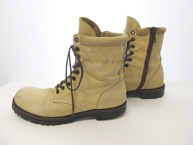 ナンバーナイン NUMBER (N)INE 08AW ヌバックレザー レースアップ 