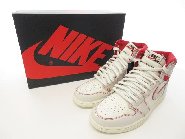 未使用品 ナイキ NIKE AIR JORDAN 1 RETRO HIGH OG SAIL UNIVERSITY 