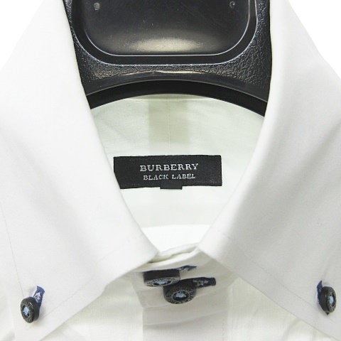 美品 BURBERRY BLACKLABEL バーバリー ドレス シャツ 42 BLACK LABEL BURBERRY ドレスシャツ 42