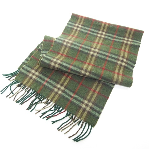 バーバリーズ Burberrys マフラー ノバチェック カシミア 英国製
