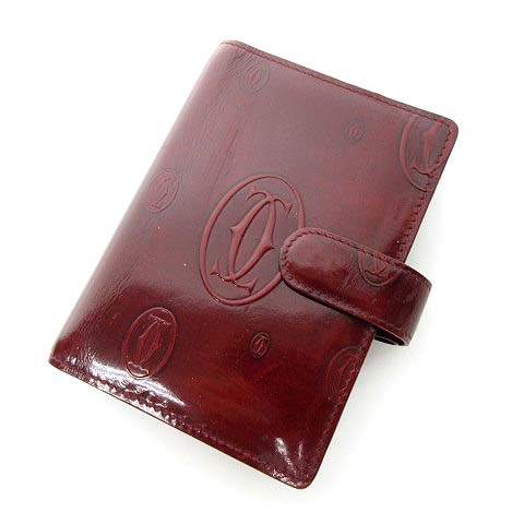 カルティエ Cartier ハッピーバースデーライン 手帳カバー 5連リング 