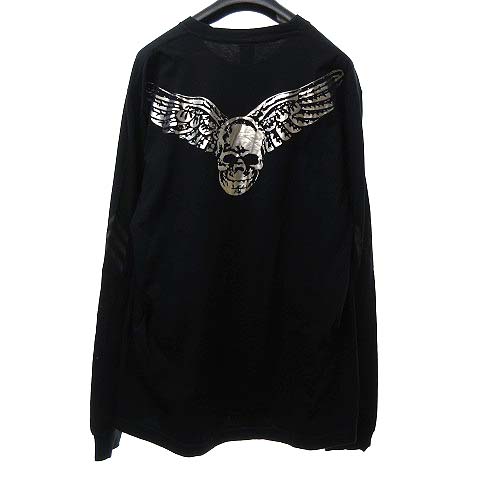 クロムハーツ CHROME HEARTS バックスカル プリント ロンT Tシャツ 