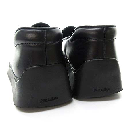 プラダ PRADA レザー ローファー スリッポン シューズ 厚底 イルガ社製