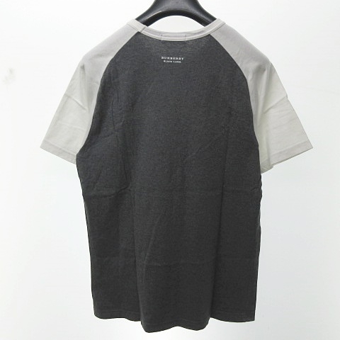 Burberry Black Label ラグランTシャツ MADE IN JAPAN製 BURBERRY BLACK LABEL 半袖ラグランTシャツ
