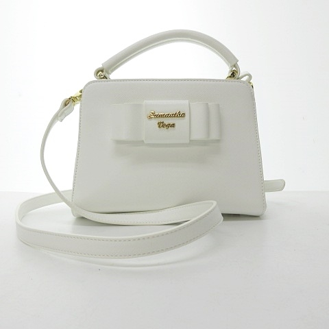 サマンサベガ Samantha Vega ショルダーバッグ ハンド 2WAY 型押し  
